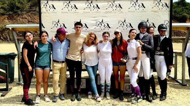 Part of the Dressage Sotogrande team at Montemarina